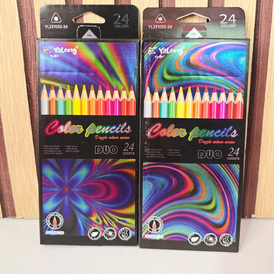 CAJITA CON 24 COLORES DE DOBLE PUNTA MOD# YL231055-24 1