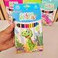 CAJITA CON 12 COLORES JUMBO DISEÑO DINOSAURIO MOD# YL211062-12 - Miniatura 4
