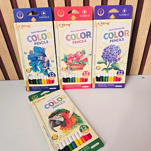 CAJITA CON 12 COLORES (FRUTAS/FLORES) MOD# YL231006