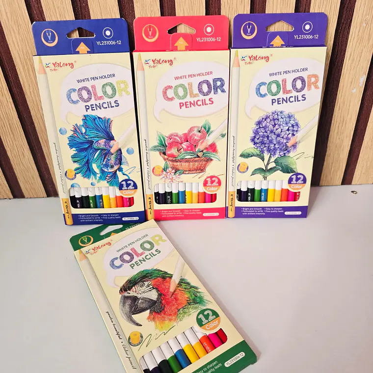 CAJITA CON 12 COLORES (FRUTAS/FLORES) MOD# YL231006 1