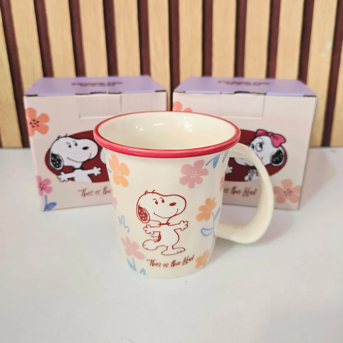 TAZA DE 300ML DISEÑO SNOOPY (SIN TAPA) MOD# TCB-180 2