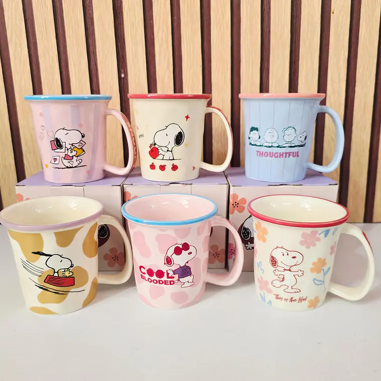 TAZA DE 300ML DISEÑO SNOOPY (SIN TAPA) MOD# TCB-180 1