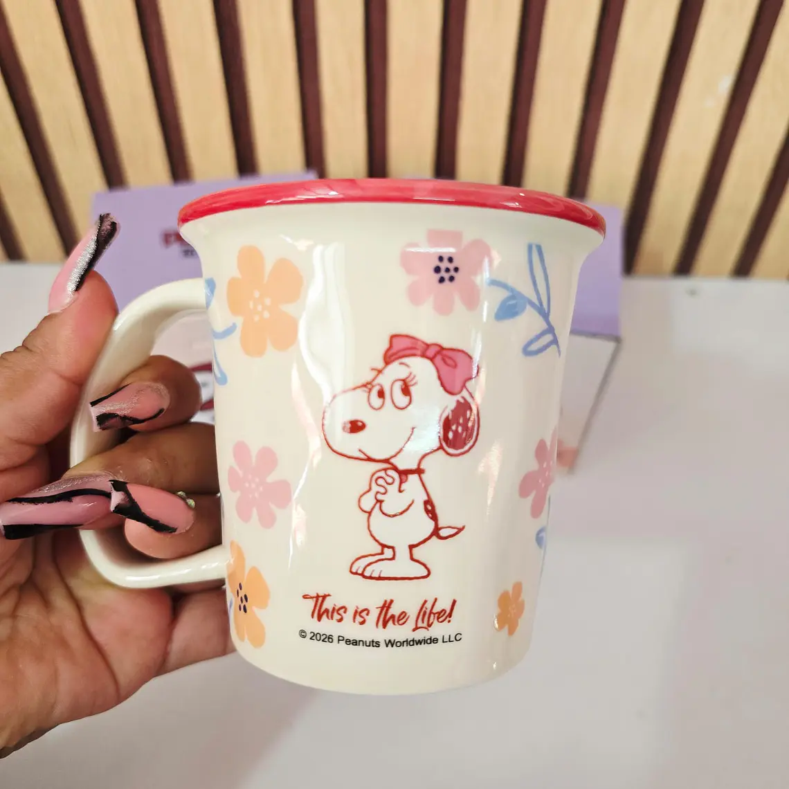 TAZA DE 300ML DISEÑO SNOOPY (SIN TAPA) MOD# TCB-180 8