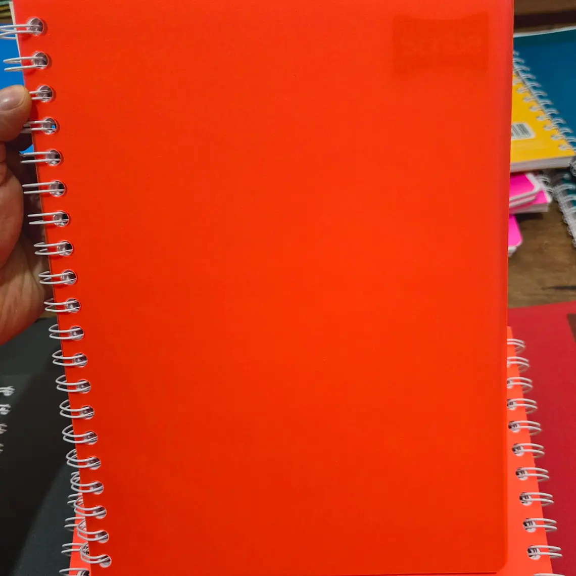(RAYAS) LIBRETA PROFESIONAL CON 100 HOJAS COLORES LISOS MOD# 2050 7