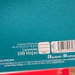 (RAYAS) LIBRETA PROFESIONAL CON 100 HOJAS COLORES LISOS MOD# 2050 - Miniatura 11