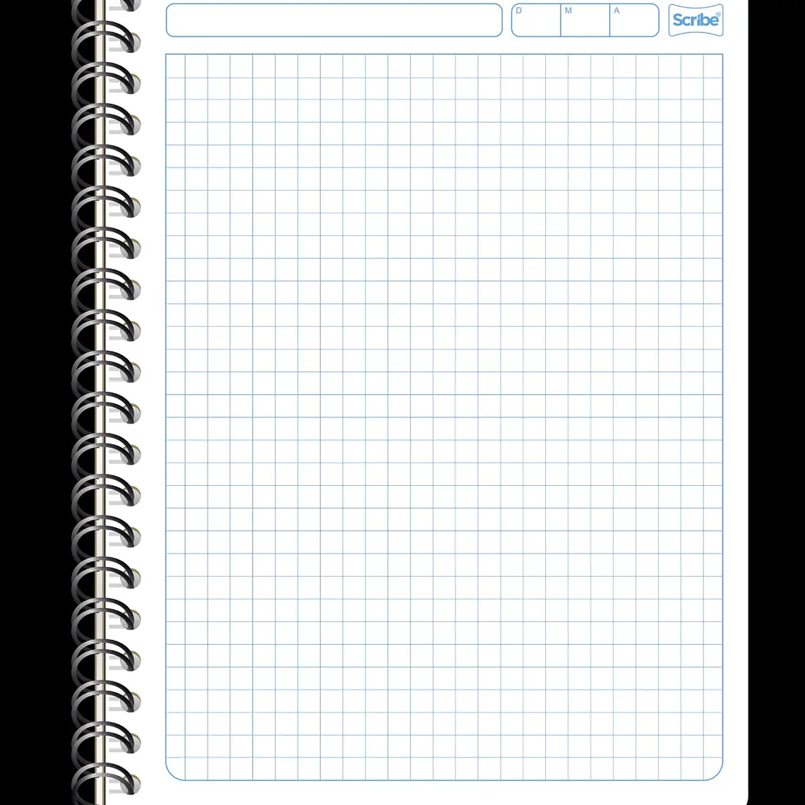 (CUADROS #7) LIBRETA PROFESIONAL CON 100 HOJAS MOD# 9653 2