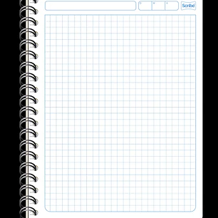 (CUADROS #7) LIBRETA PROFESIONAL CON 100 HOJAS MOD# 9653