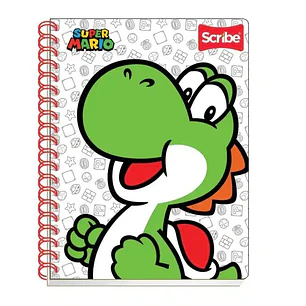 (RAYAS) LIBRETA PROFESIONAL DISEÑO MARIO BROS CON 100 HOJAS MOD# 7430