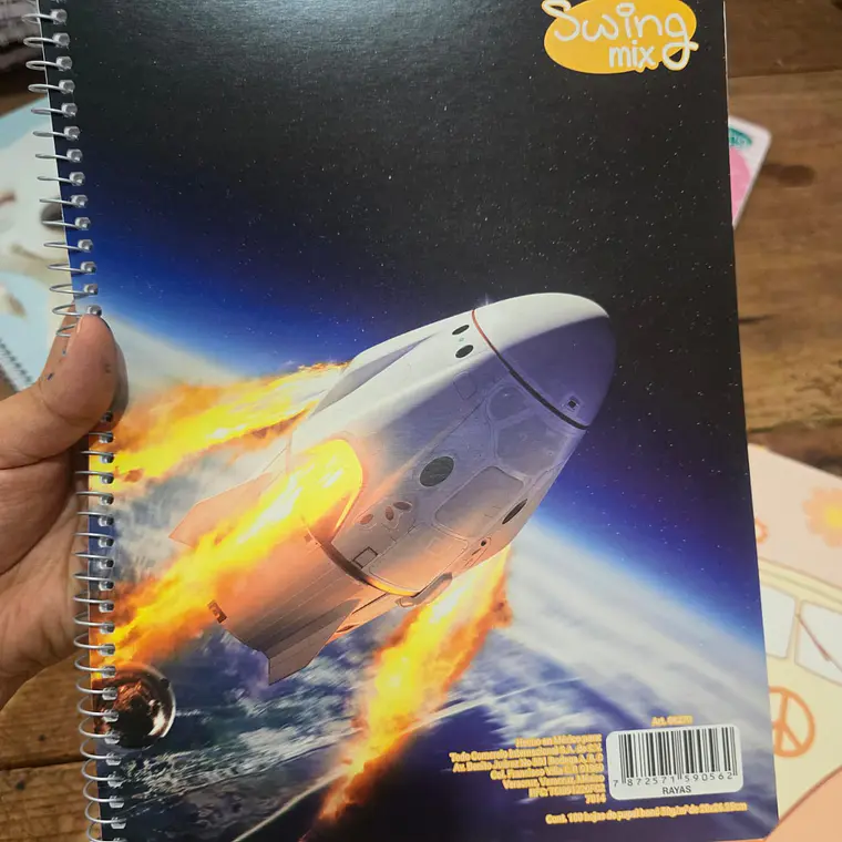 (RAYAS) LIBRETA PROFESIONAL SWING CON 100 HOJAS MOD# 08270 3