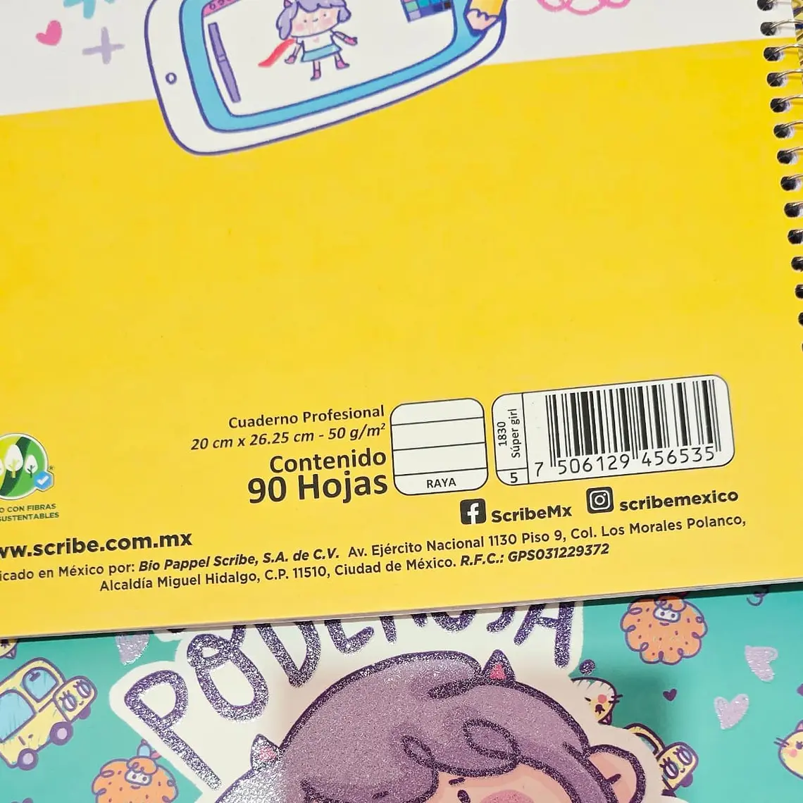 (RAYAS) LIBRETA PROFESIONAL CON 90 HOJAS MOD# 1830 4