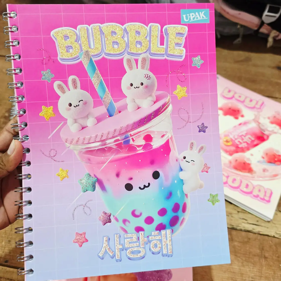 (RAYAS) LIBRETA PROFESIONAL DISEÑO KAWAII CON 100 HOJAS MOD# 6136 5