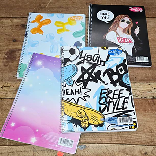 (CUADROS) LIBRETA PROFESIONAL CON 100 HOJAS SWING MIX MOD# 0808