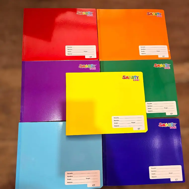 (CUADRO #7) CUADERNO ITALIANO PROFESIONAL SMARTY CON 100 HOJAS MOD# 08003 1