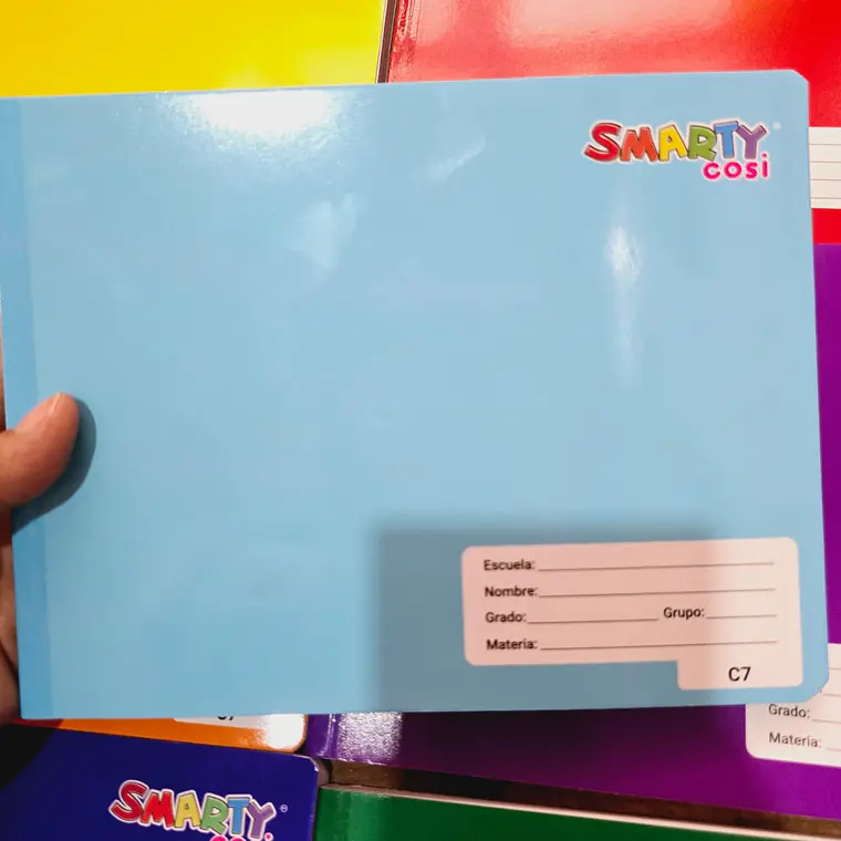 (CUADRO #7) CUADERNO ITALIANO PROFESIONAL SMARTY CON 100 HOJAS MOD# 08003 7