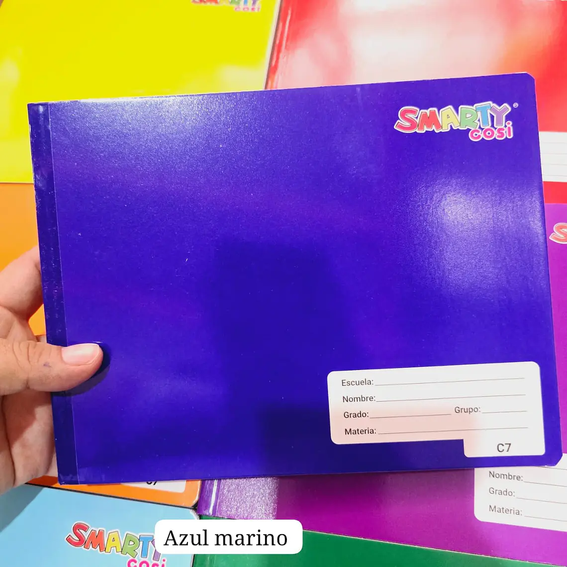 (CUADRO #7) CUADERNO ITALIANO PROFESIONAL SMARTY CON 100 HOJAS MOD# 08003 8
