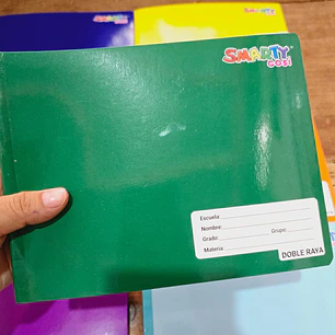 (DOBLE RAYA) CUADERNO COSIDO ITALIANO PROFESIONAL CON 100 HOJAS 