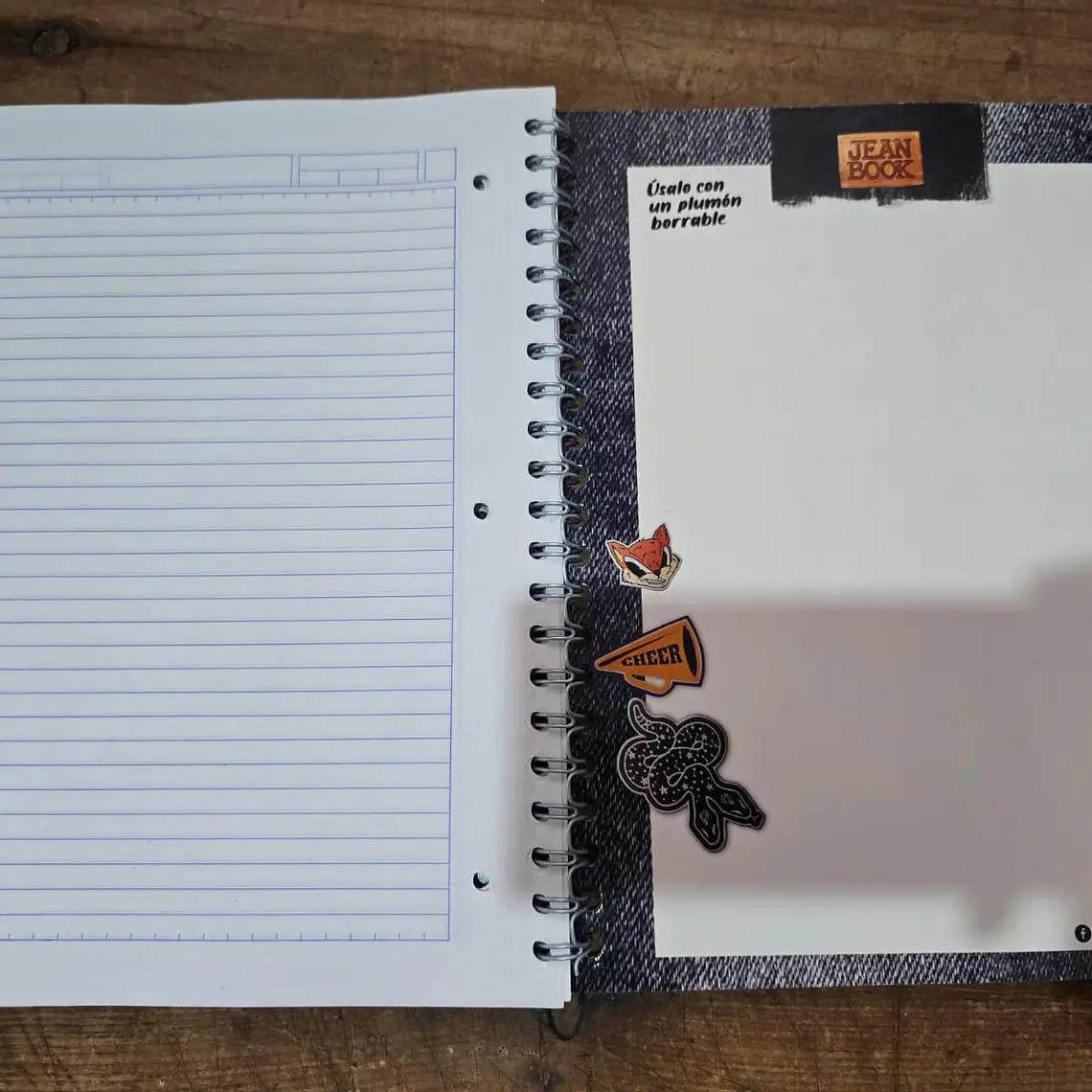 (RAYAS) LIBRETA PROFESIONAL CON 100 HOJAS 