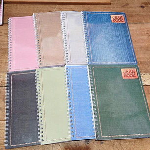 (CUADROS) LIBRETA JEAN BOOK PROFESIONAL CON 100 HOJAS MOD# 5241