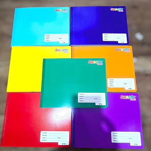 (CUADRO #14) CUADERNO COSIDO SMARTY CON 100 HOJAS MOD# 08005