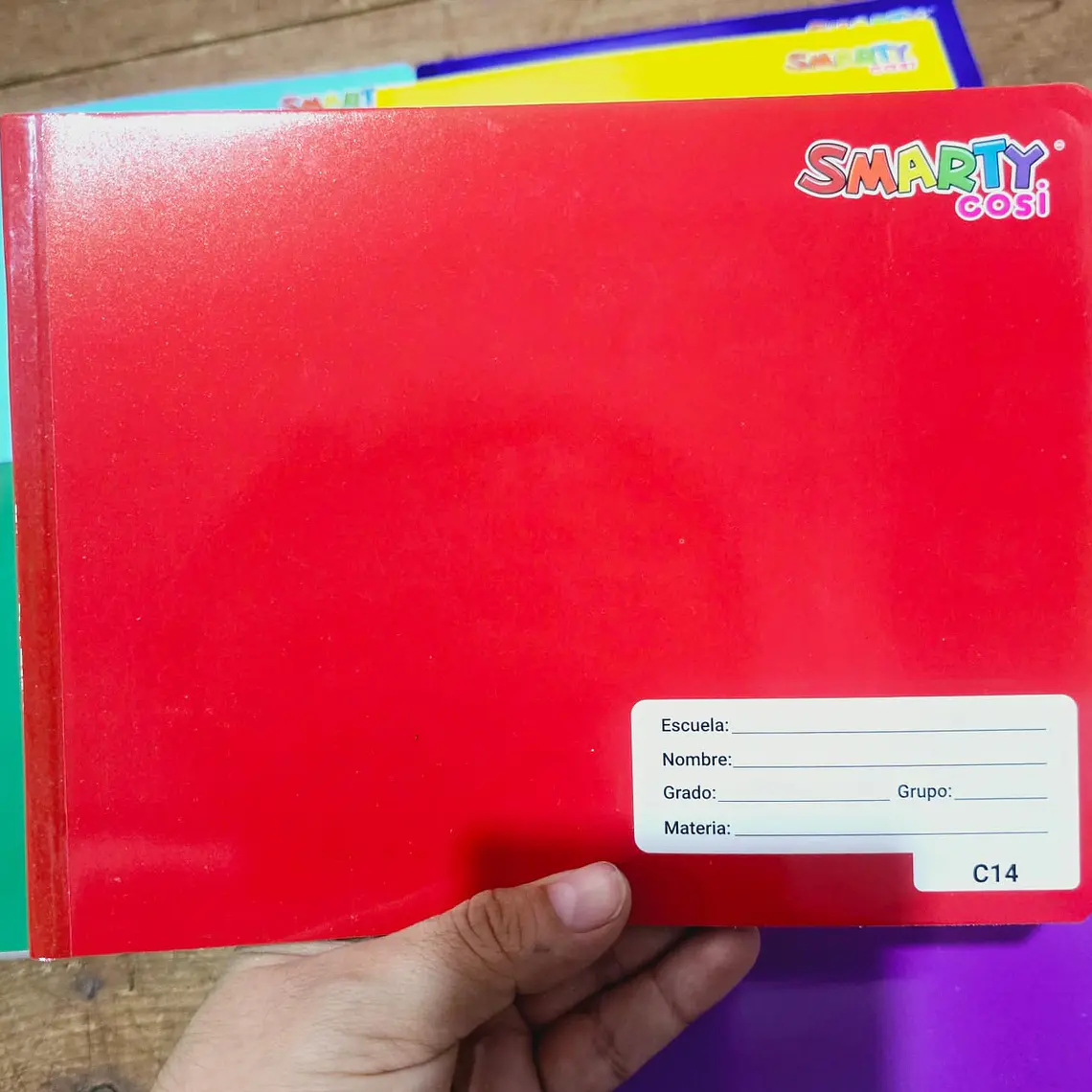 (CUADRO #14) CUADERNO COSIDO SMARTY CON 100 HOJAS MOD# 08005 3