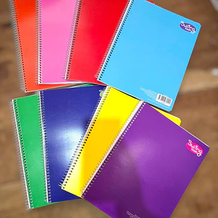 (RAYAS) LIBRETA PROFESIONAL SWING BOOK CON 100 HOJAS COLORES LISOS MOD# 08070