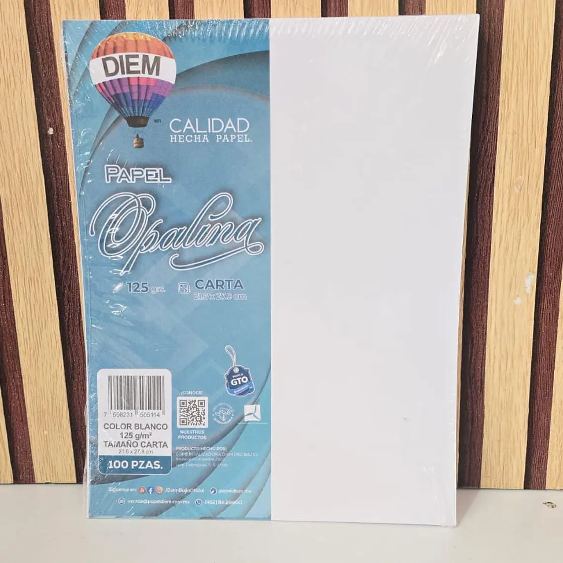 PAQ CON 100 HOJAS OPALINAS DELGADAS MOD# 505114 1