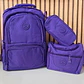 COMBO DE 3 PIEZAS MOCHILA TRENDY STAR CON LONCHERA Y LAPICERA MOD#941110 - Miniatura 10