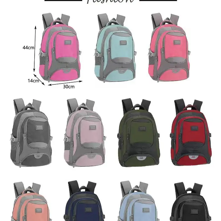MOCHILA JUVENIL TRENDY STAR MOD# 25022 3