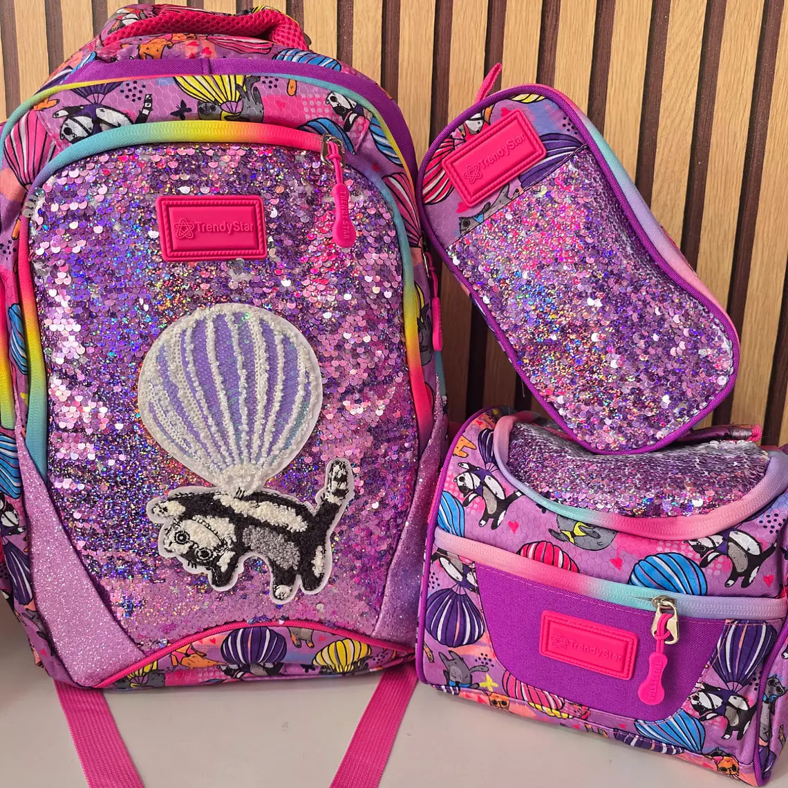 COMBO MOCHILA DE 3 PIEZAS  TRENDY STAR MOD# 30201a 5
