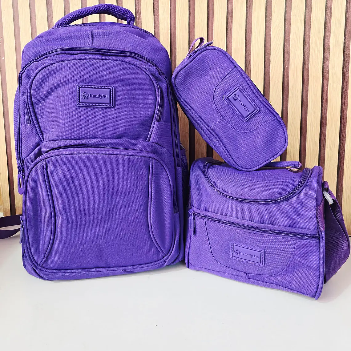 COMBO MOCHILA DE 3 PIEZAS TRENDY STAR MOD# 941111 3