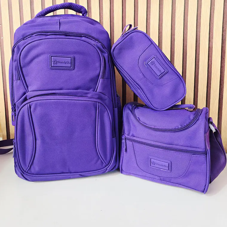 COMBO MOCHILA DE 3 PIEZAS TRENDY STAR MOD# 941111 3