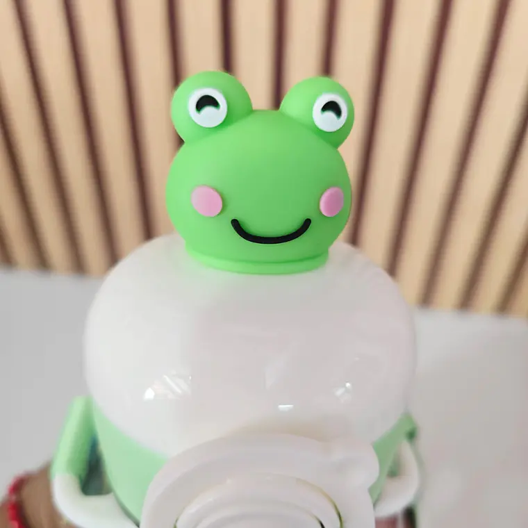 BOTECITO DE 600ML PARA AGUA CON ANIMALITO 3D MOD# 8