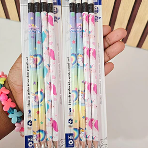 PAQ DE 4 LÁPICES UNICORNIO MOD# WD16363