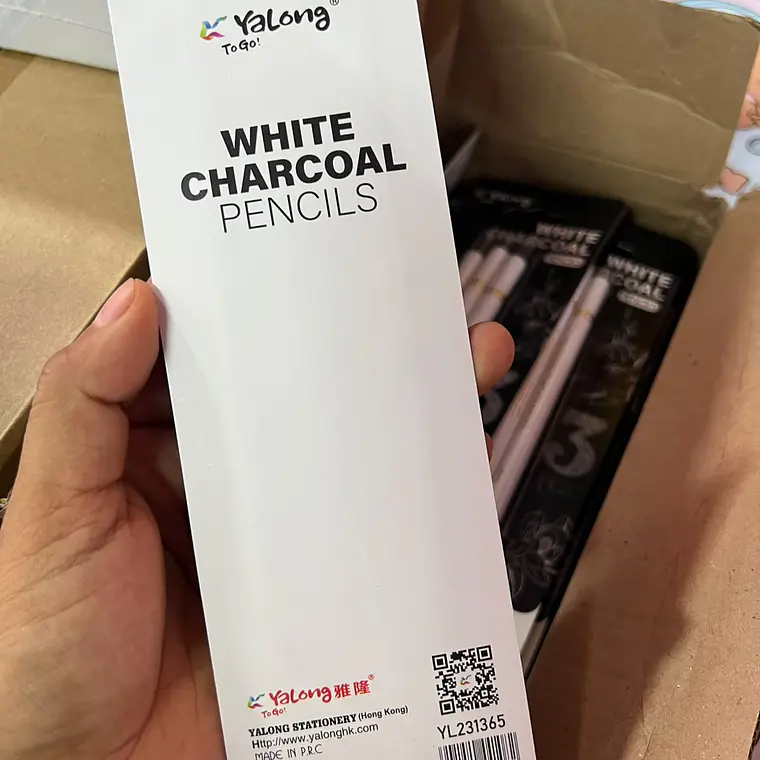 PAQ DE 3 LAPICES BLANCOS PARA DIBUJO MOD# YL231365 4