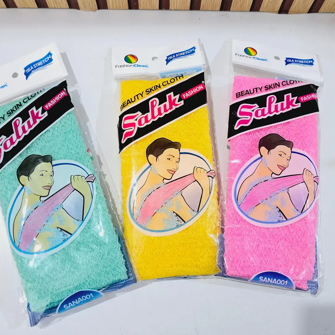 ESTROPAJO DE TELA PARA BAÑO COLORES AL AZAR 🚿🛀🏻  1