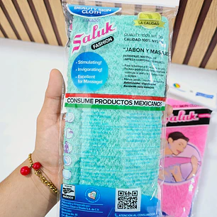 ESTROPAJO DE TELA PARA BAÑO COLORES AL AZAR 🚿🛀🏻 
