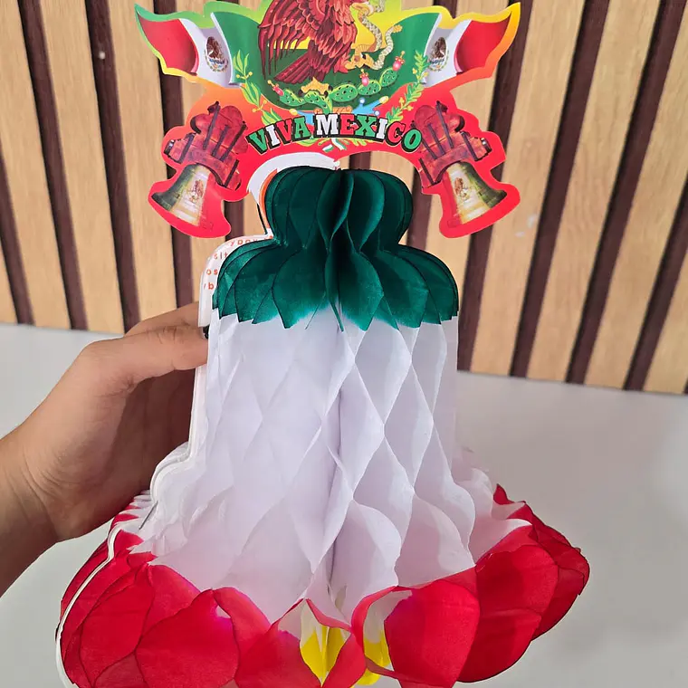 CAMPANA VIVA MÉXICO TIPO ACORDEÓN 3