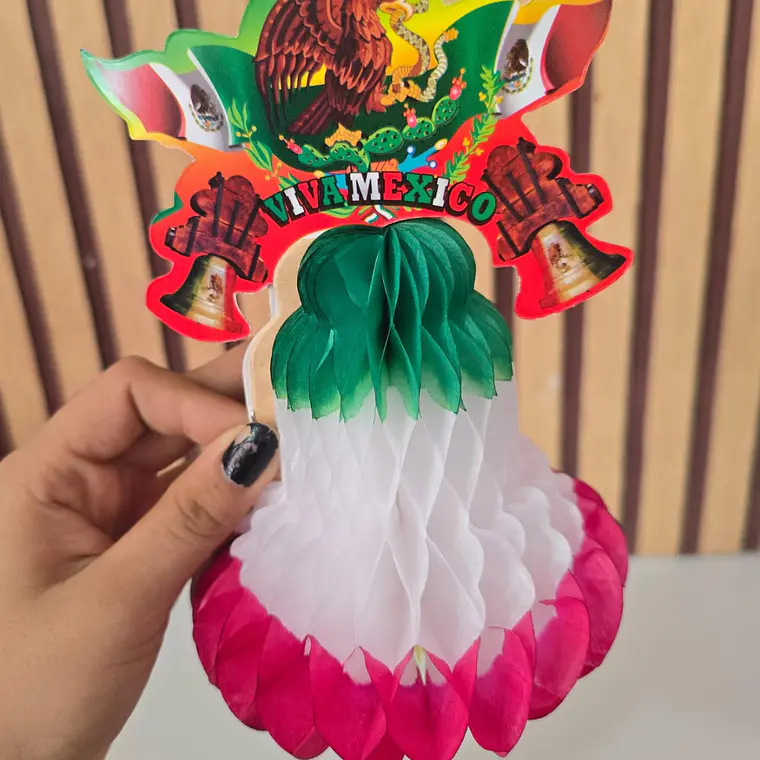 CAMPANA VIVA MÉXICO TIPO ACORDEÓN 4