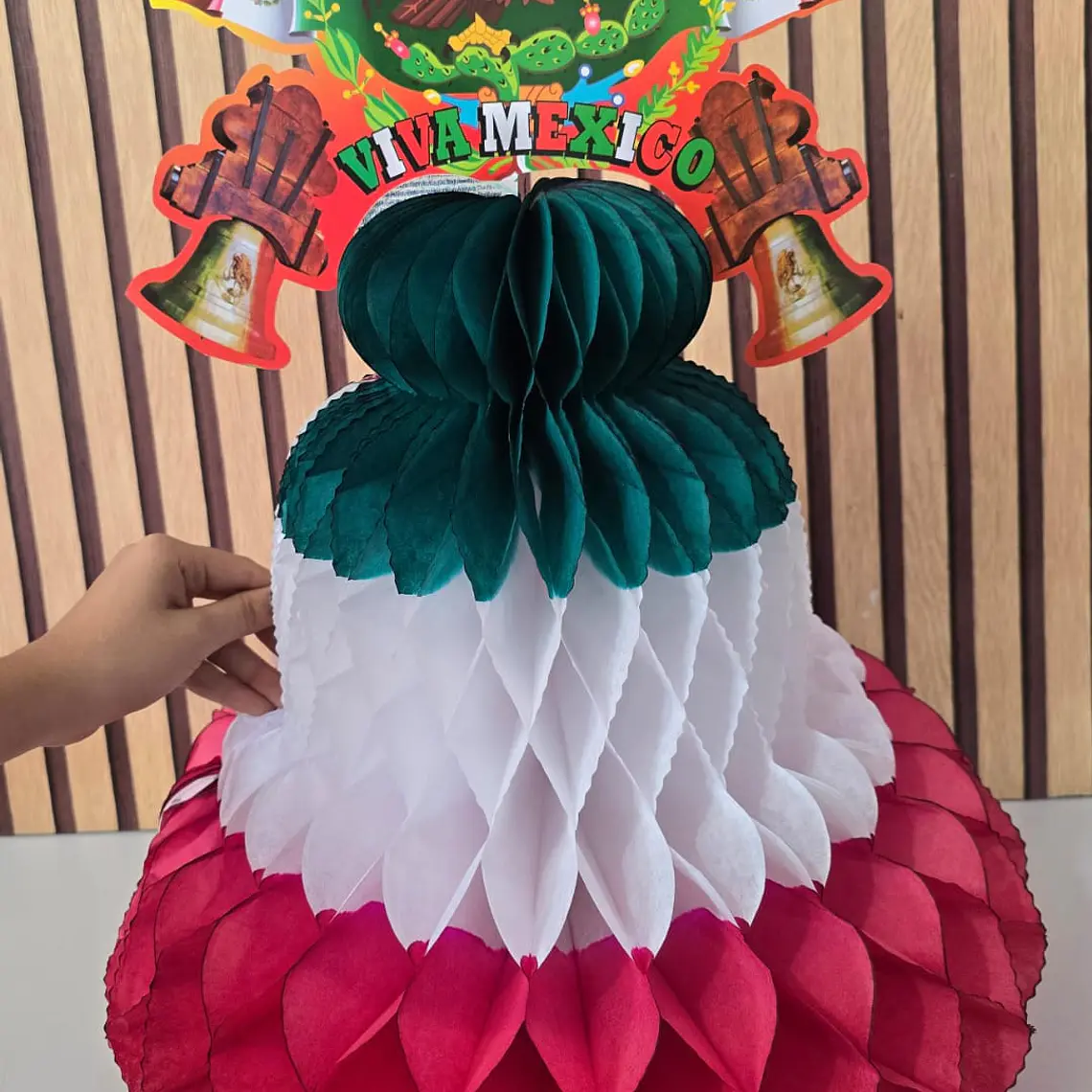 CAMPANA VIVA MÉXICO TIPO ACORDEÓN 2