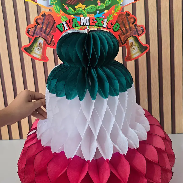 CAMPANA VIVA MÉXICO TIPO ACORDEÓN 2