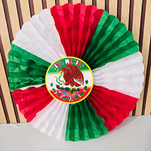 ROSETA TRICOLOR CON ESCUDO