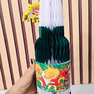 TEQUILA TRICOLOR DE PAPEL PICADO