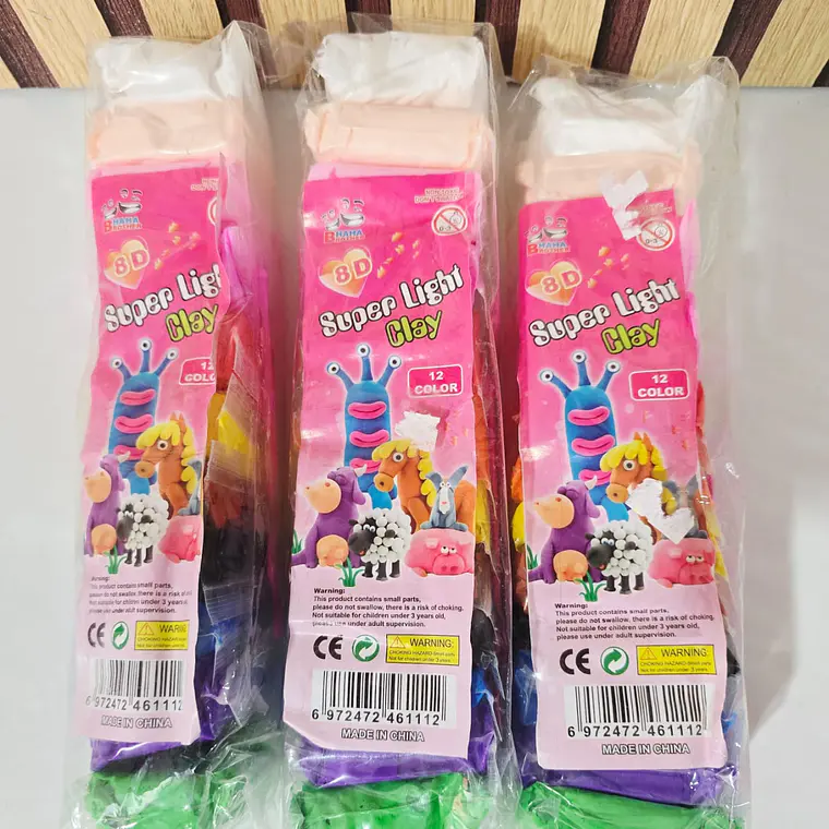 BOLSITA COM 12 FOMI MOLDEABLES(SUPER LIGHT) MOD# 61112 1