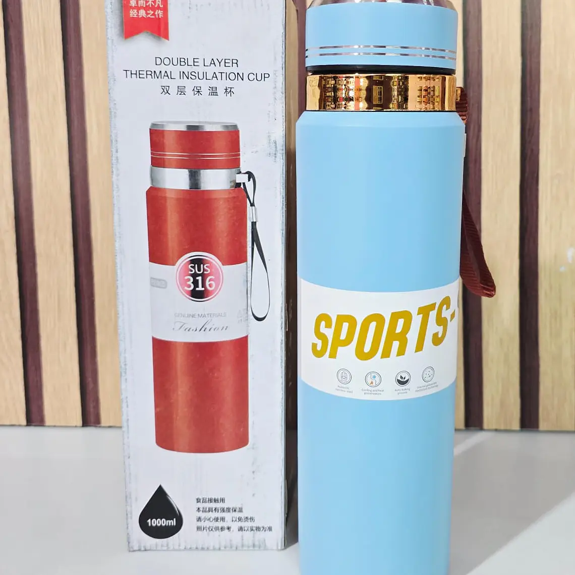TERMO SPORT DE 1 LITRO  MOD# 26-TERMO-021 9