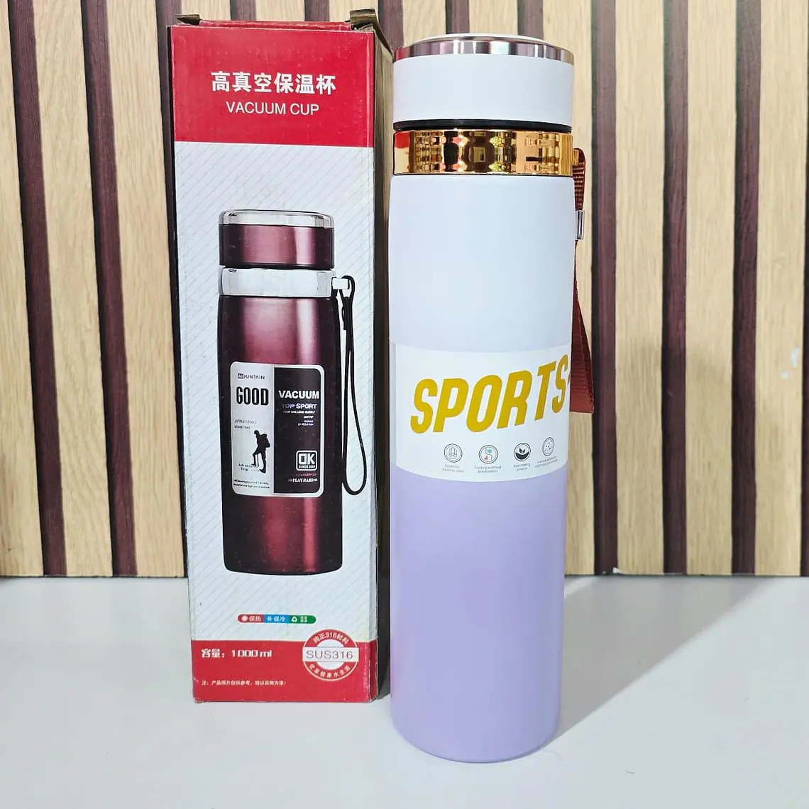 TERMO SPORT BICOLOR DE 1 LITRO  MOD# 26-TERMO-017 3