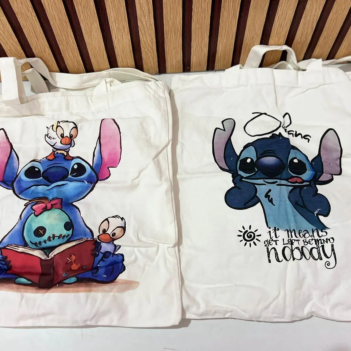 BOLSA DE MANTA GRANDE STITCH 2