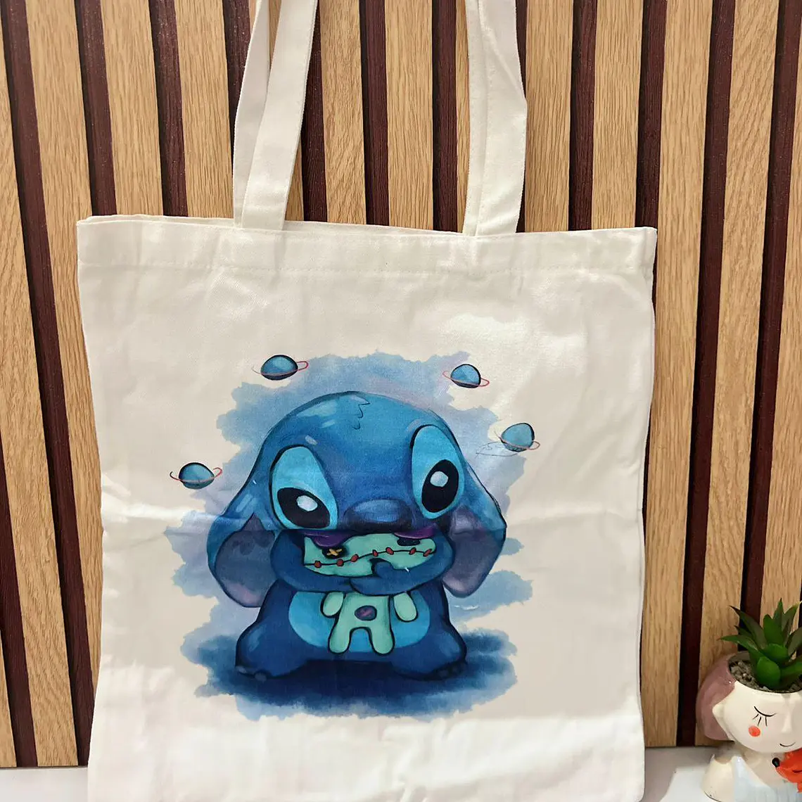 BOLSA DE MANTA GRANDE STITCH 6