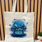 BOLSA DE MANTA GRANDE STITCH - Miniatura 6