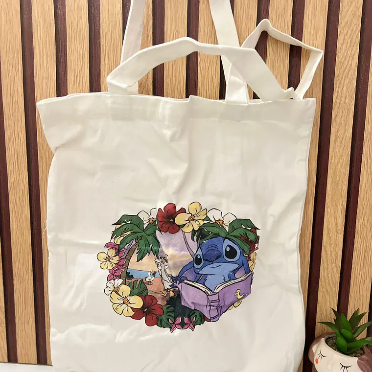 BOLSA DE MANTA GRANDE STITCH 11