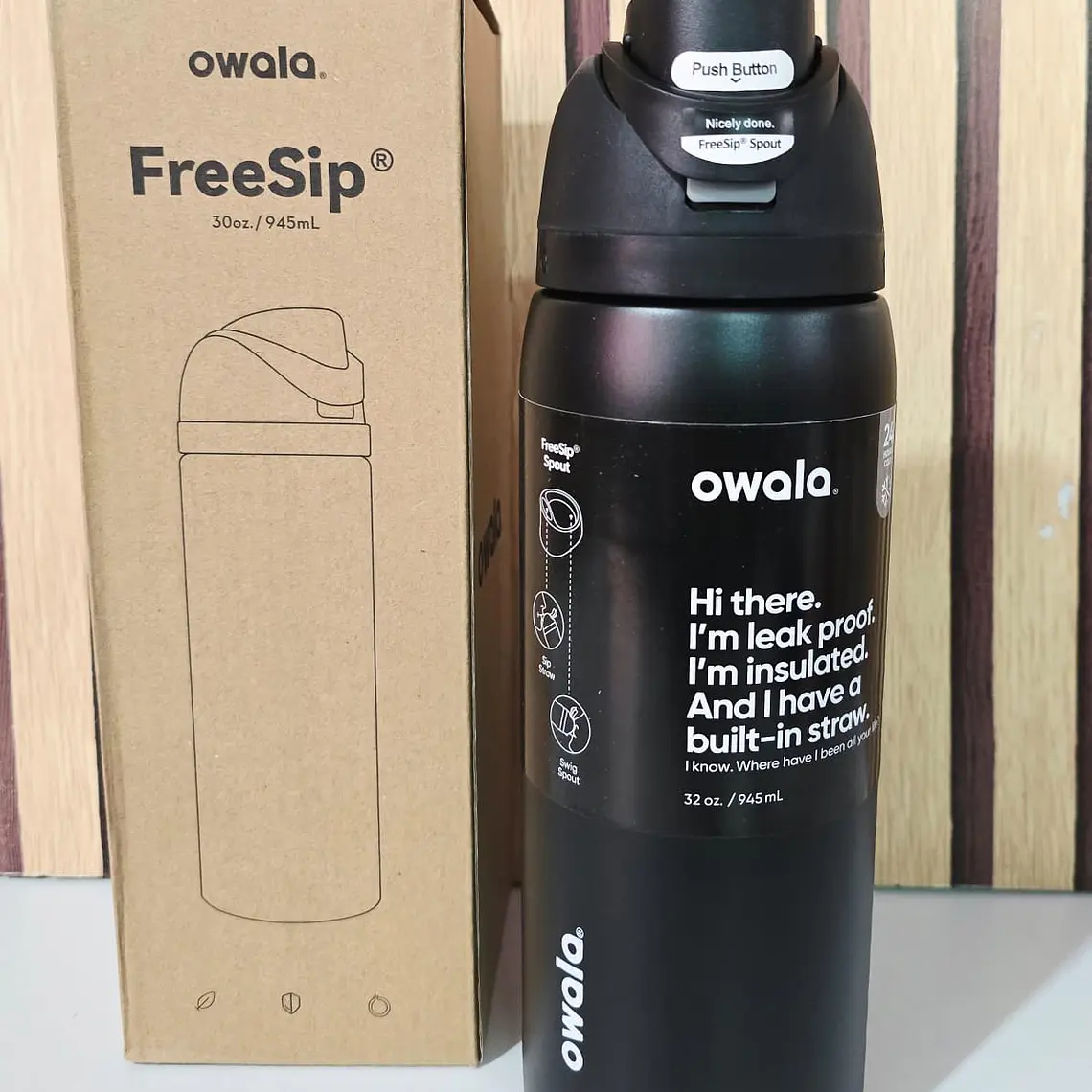 TERMO OWALA FREESIP DE 945ML MOD# ZY-32oz 9